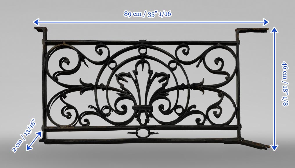Small wrought iron window guard-6