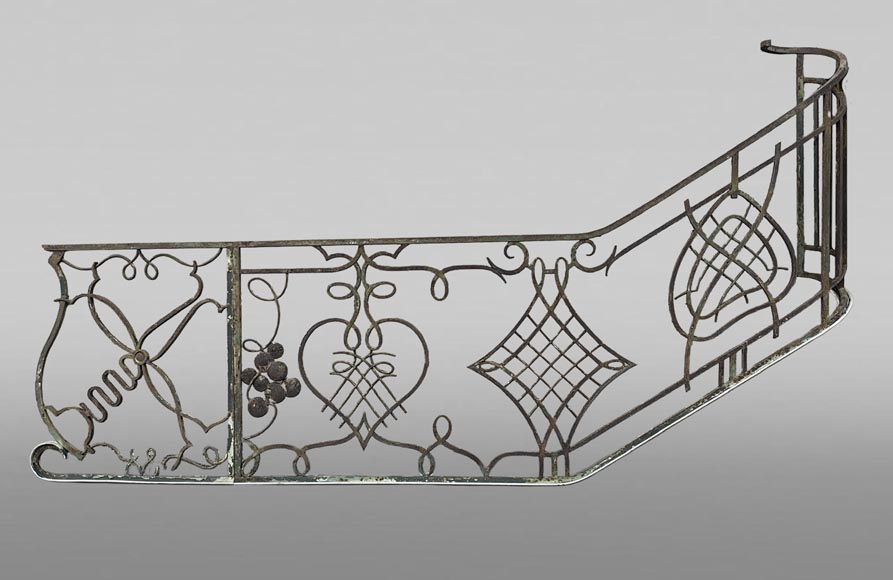 Wrought Iron Stair Railing-0