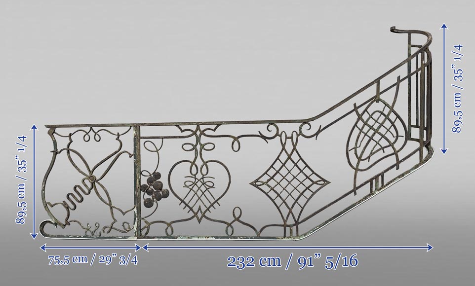 Wrought Iron Stair Railing-5