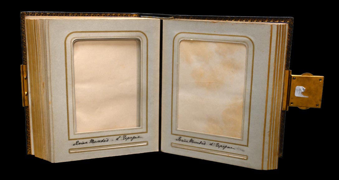 Julien-Nicolas Rivart (1802-1867) – Photo album with porcelain marquetry decoration on leather-7