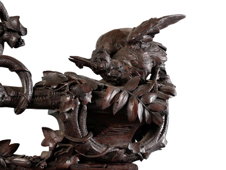 Jean-Pierre TAHAN & Joseph CREMER, two-part carved buffet with marquetry panel called “Fantasy Furniture” Exhibition 1855-3