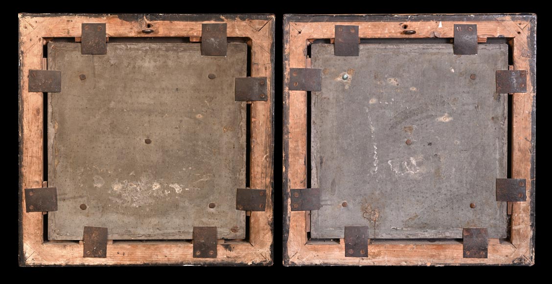 Antonio Salviati (Vicenza, 1816 – Venice, 1890), attributed to Pair of mosaic portraits of Gioachino Rossini and Baldassarre Peruzzi Antonio Salviati (Vicenza, 1816 – Venice, 1890), attributed to Pair of mosaic portraits of Gioachino Rossini and Baldassarre Peruzzi-5