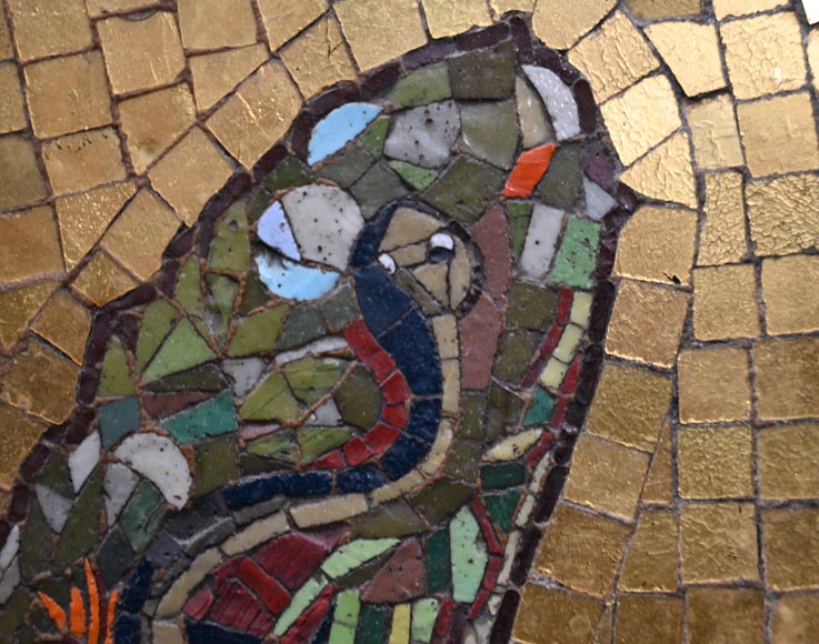 Antonio Salviati (Vicenza, 1816 – Venice, 1890), attributed to Mosaic portrait of Bernard Palissy-6