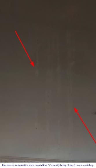 Louis XVI style trumeau decorated with a floral garland Louis XVI style trumeau decorated with a floral garland-4