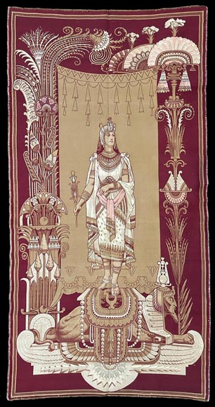 Amonasro and Aida, Italian tapestries-2