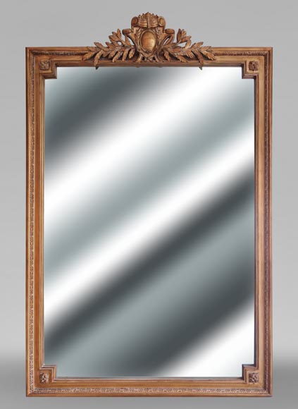 Napoleon III style trumeau with gold paint-0