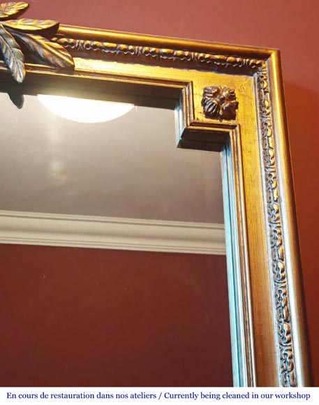 Gilded trumeau in the Napoleon III style-2