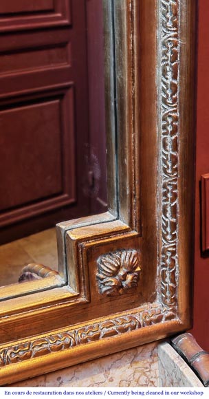 Gilded trumeau in the Napoleon III style-4