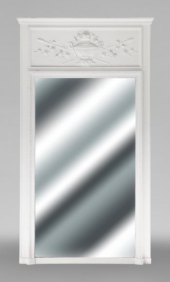 Louis XVI style trumeau decorated with a vase-0