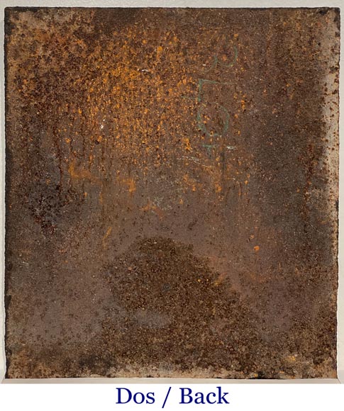 Louis XVI style fireplace plaque with quivers and torches Louis XVI style fireplace plaque with quivers and torches-7