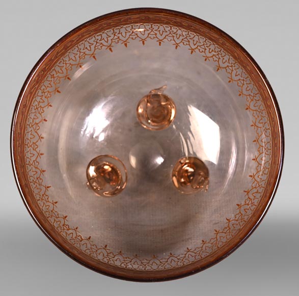 Philippe-Joseph Brocard (1831-1896), Oriental-style bowl, signed under the base. Philippe-Joseph Brocard (1831-1896), Oriental-style bowl, signed under the base.-4
