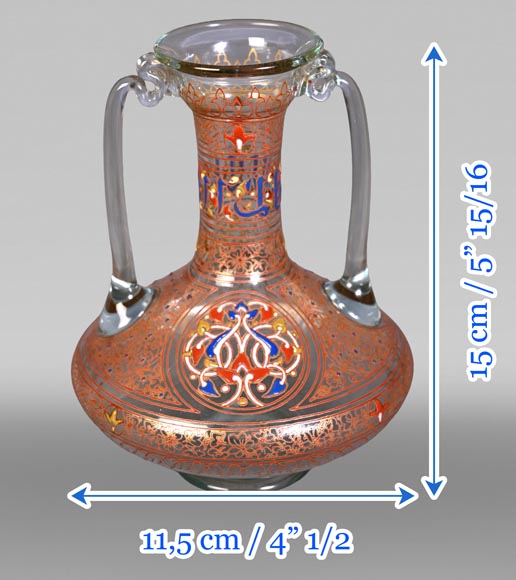 Philippe-Joseph BROCARD (1831-1896), Orientalizing vase Philippe-Joseph BROCARD (1831-1896), Orientalizing vase-9