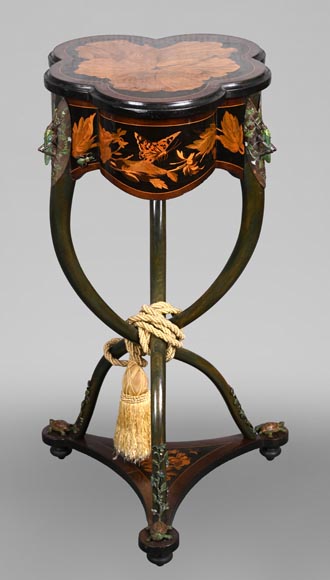 Polylobed work table with insects and butterflies Polylobed work table with insects and butterflies-0