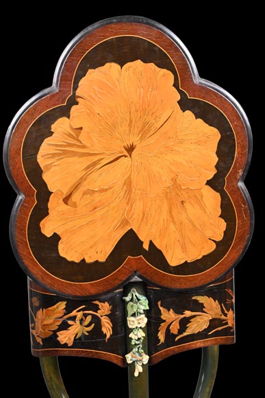 Polylobed work table with insects and butterflies Polylobed work table with insects and butterflies-4