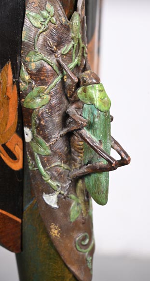 Polylobed work table with insects and butterflies Polylobed work table with insects and butterflies-6