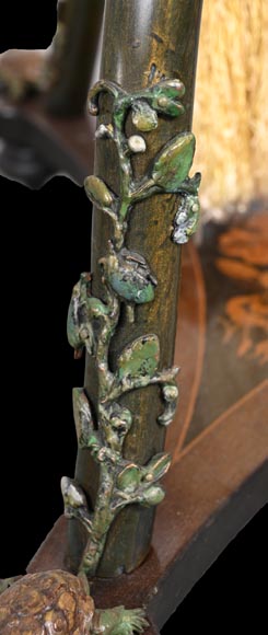 Polylobed work table with insects and butterflies Polylobed work table with insects and butterflies-12