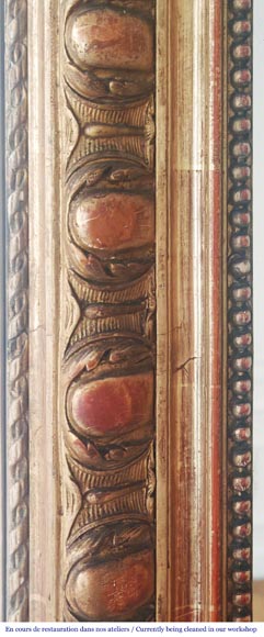 Louis XV style gilt trumeau with floral decoration Louis XV style gilt trumeau with floral decoration-4