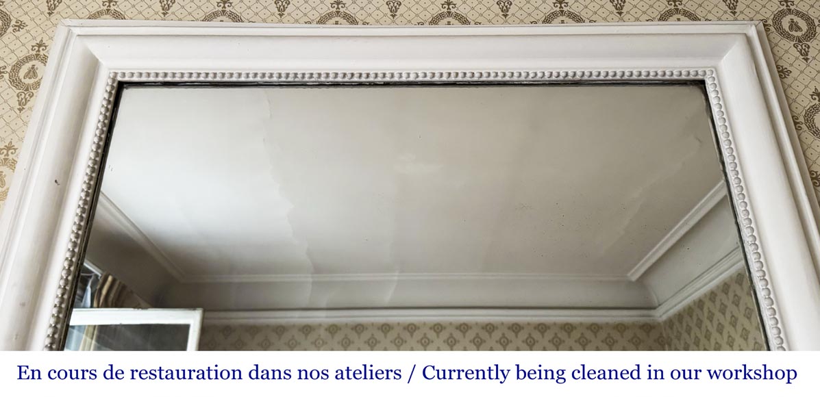 Louis XVI style trumeau with a pearl border-1