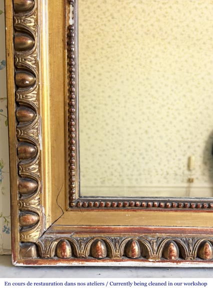 Louis XVI style trumeau decorated with a double laurel wreath-4