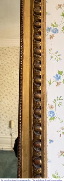 Louis XVI style trumeau decorated with a double laurel wreath-5