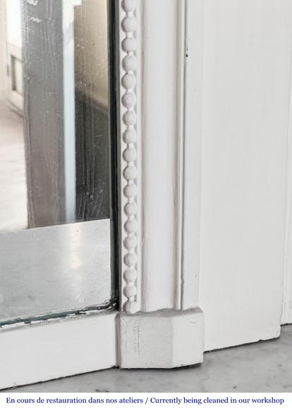 Louis XVI style trumeau with putti decoration-5