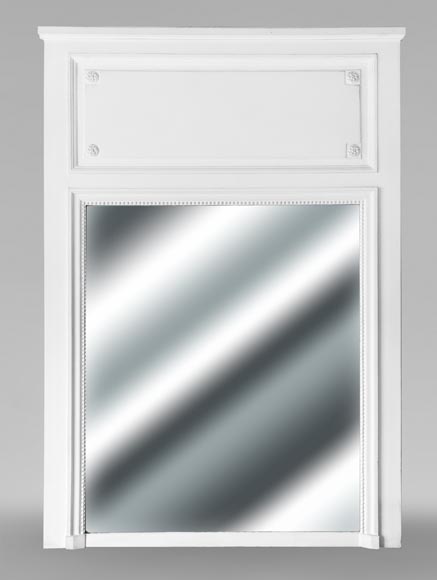 Louis XVI style trumeau with pearl decoration-0