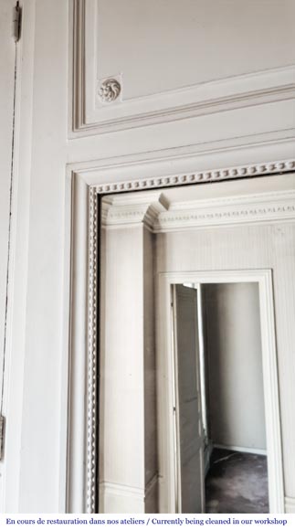 Louis XVI style trumeau with pearl decoration-1