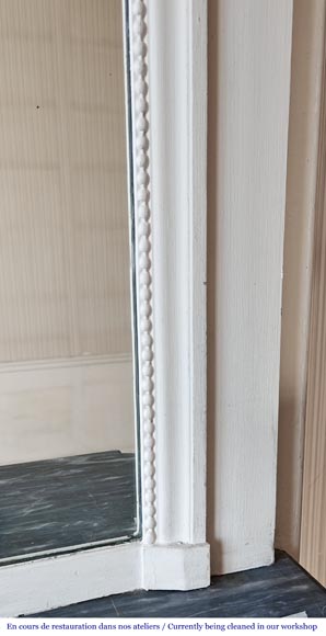 Louis XVI style trumeau with pearl decoration-4