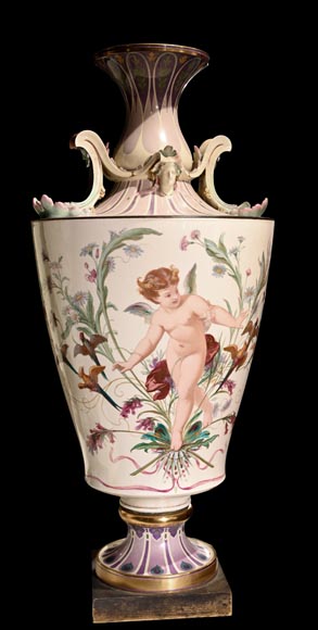 Sèvres Manufactory, Pair of Rhodes vases commissioned by the Household of Emperor Napoleon III-2