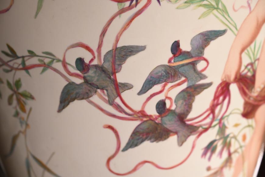 Sèvres Manufactory, Pair of Rhodes vases commissioned by the Household of Emperor Napoleon III-14