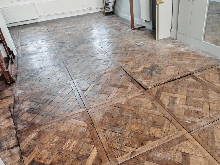 Louis XV period parquet flooring from Versailles in oak-1