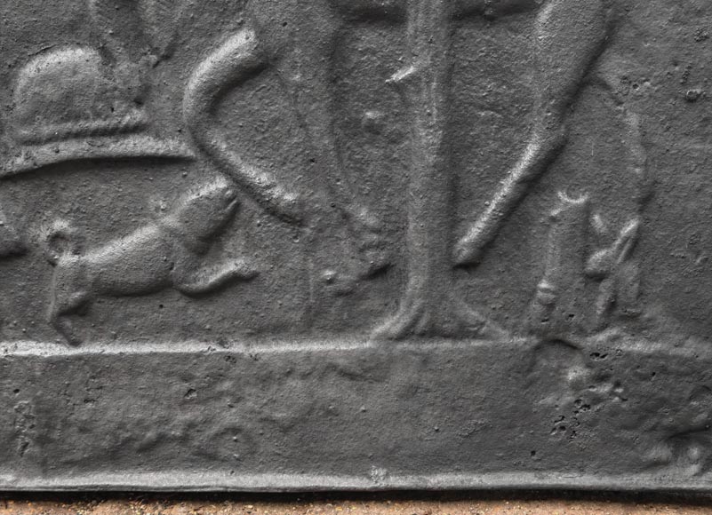 “The Conversion of Saint Hubert” Large modern cast iron fireplace plaque “The Conversion of Saint Hubert” Large modern cast iron fireplace plaque-7