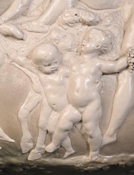 Louis Robert Carrier-Belleuse, “Bacchus and Ariadne at Naxos” Faience Louis Robert Carrier-Belleuse, “Bacchus and Ariadne at Naxos” Faience -4