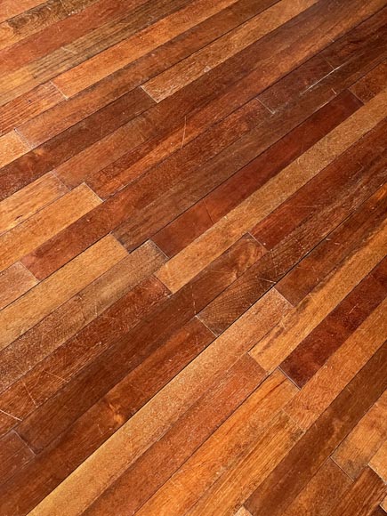 Lot of 307 m² of Merbau parquet flooring Lot of 307 m² of Merbau parquet flooring-1
