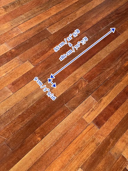 Lot of 307 m² of Merbau parquet flooring Lot of 307 m² of Merbau parquet flooring-7