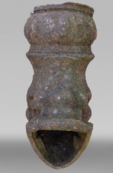 Cast iron dolphin-form rainwater downpipe Cast iron dolphin-form rainwater downpipe-3