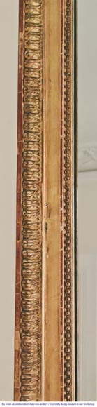 Napoleon III-style gilded pier mirror with foliate decoration-2