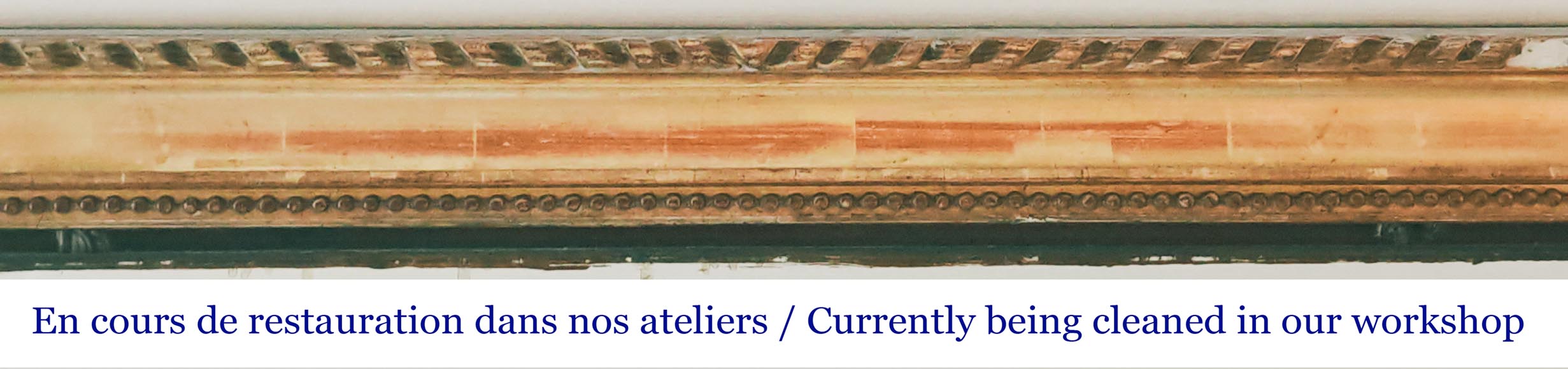 Gilt Louis XVI-style trumeau mirror, featuring a ribbon-and-bead frieze-1