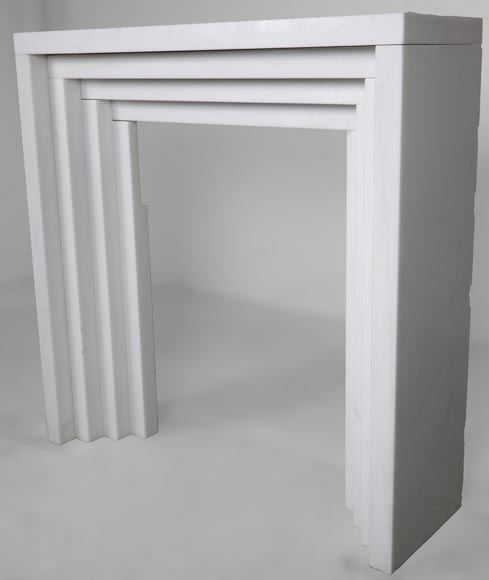 Modern fireplace in Art Deco style-5