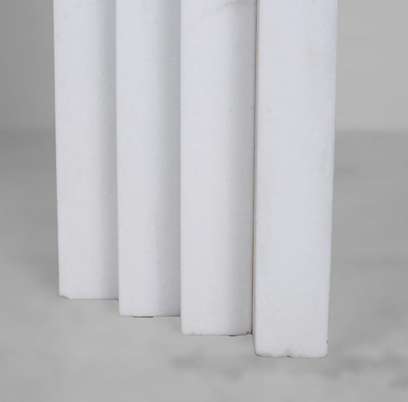 Modern fireplace in Art Deco style-7