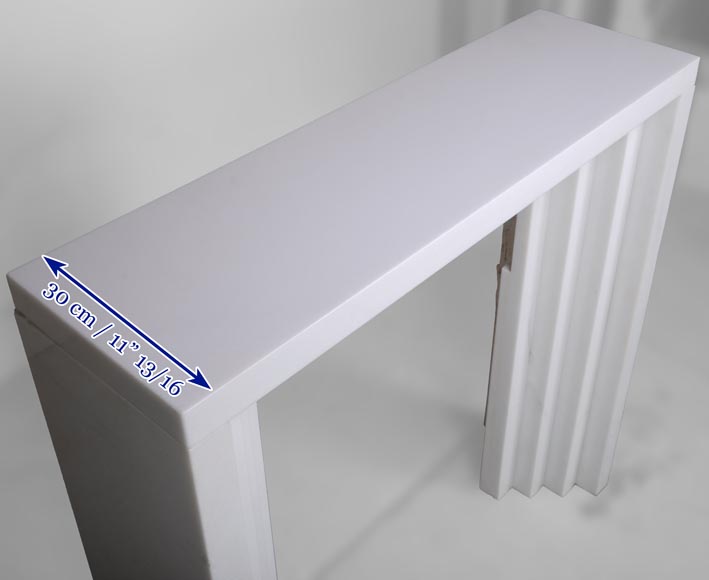 Modern fireplace in Art Deco style-8