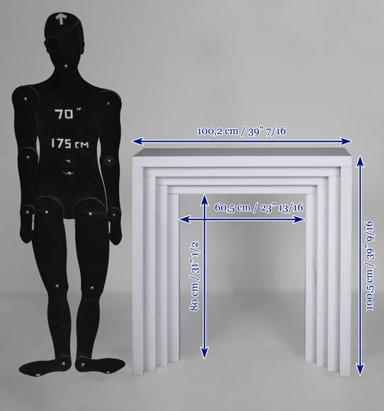 Modern fireplace in Art Deco style-10