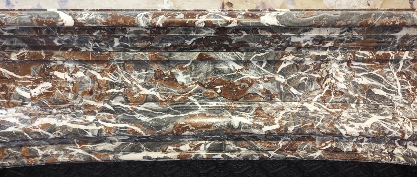 Beautiful Regency style fireplace, in a superb Royal Red with lots of veins-1