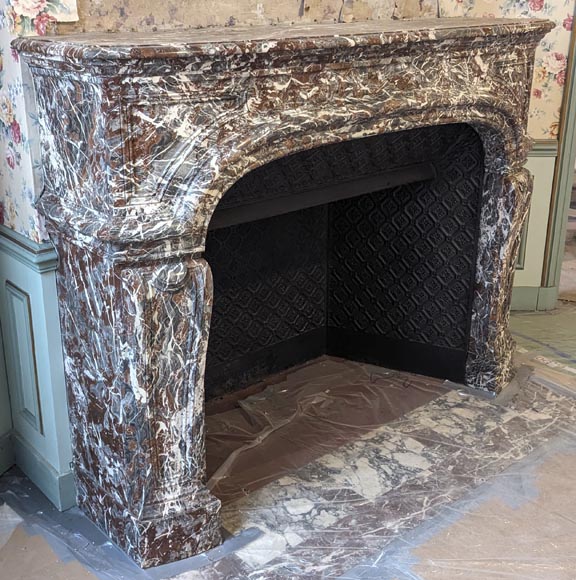 Beautiful Regency style fireplace, in a superb Royal Red with lots of veins-3