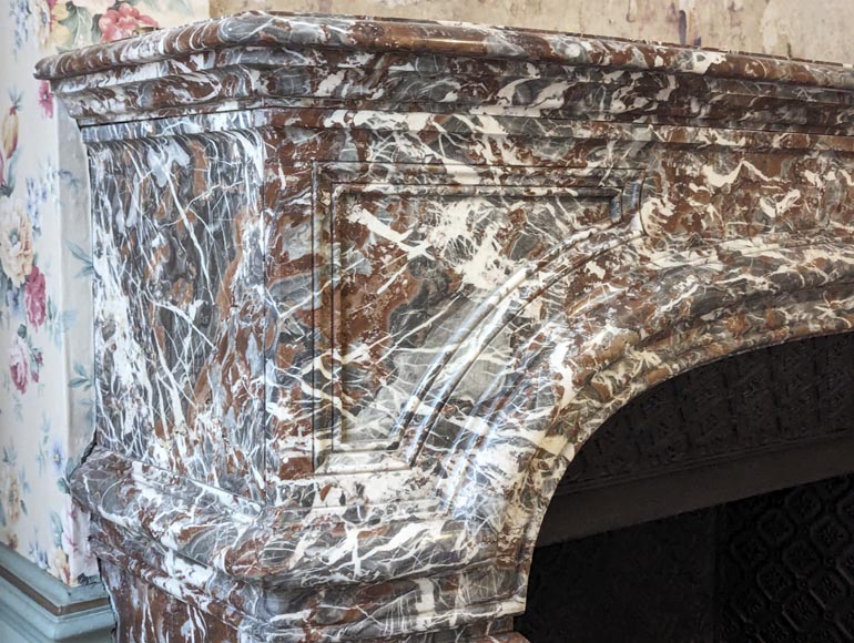 Beautiful Regency style fireplace, in a superb Royal Red with lots of veins-4