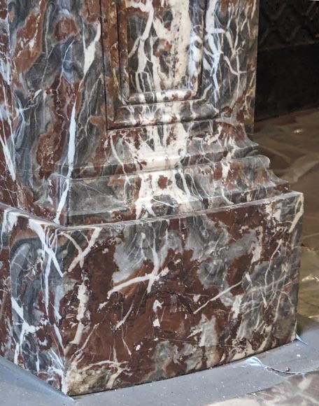 Beautiful Regency style fireplace, in a superb Royal Red with lots of veins-5