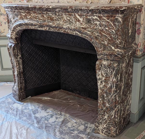 Beautiful Regency style fireplace, in a superb Royal Red with lots of veins-6