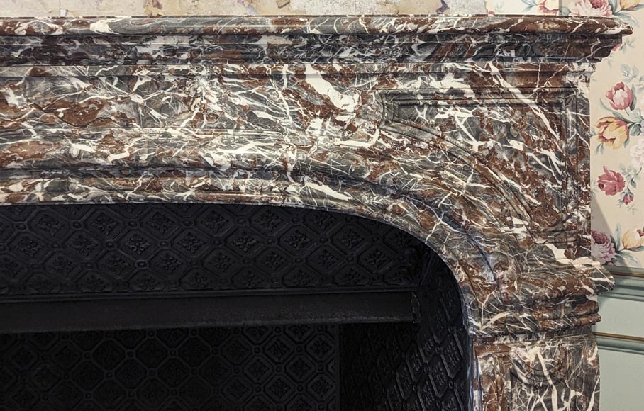 Beautiful Regency style fireplace, in a superb Royal Red with lots of veins-7