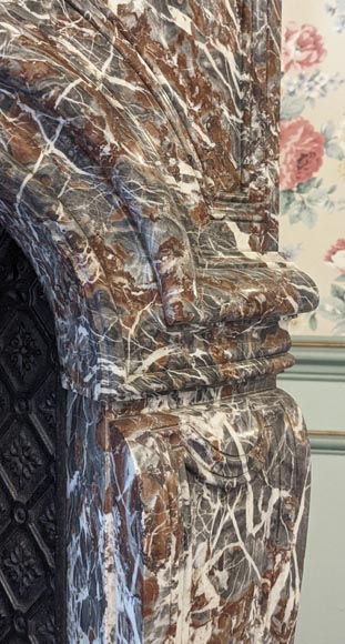 Beautiful Regency style fireplace, in a superb Royal Red with lots of veins-8