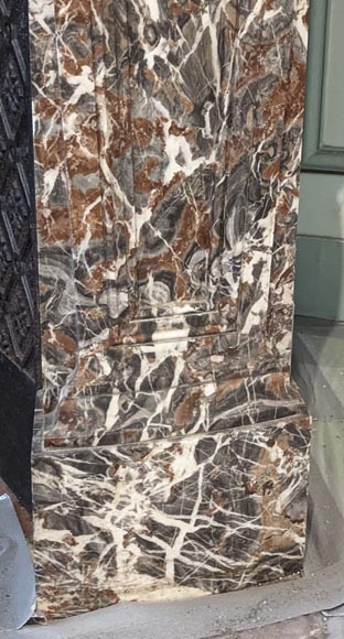 Beautiful Regency style fireplace, in a superb Royal Red with lots of veins-9